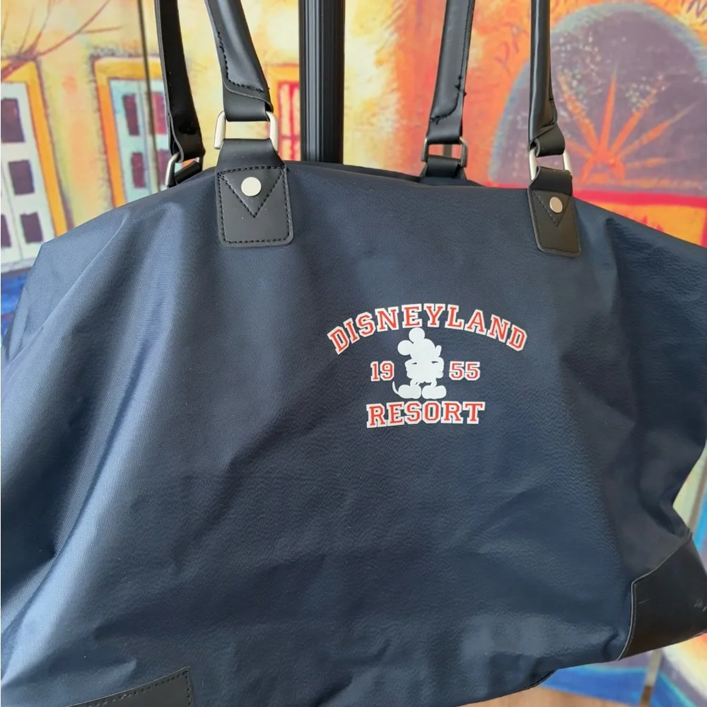Disney Navy Disneyland Large Resort Tote with Mickey Logo